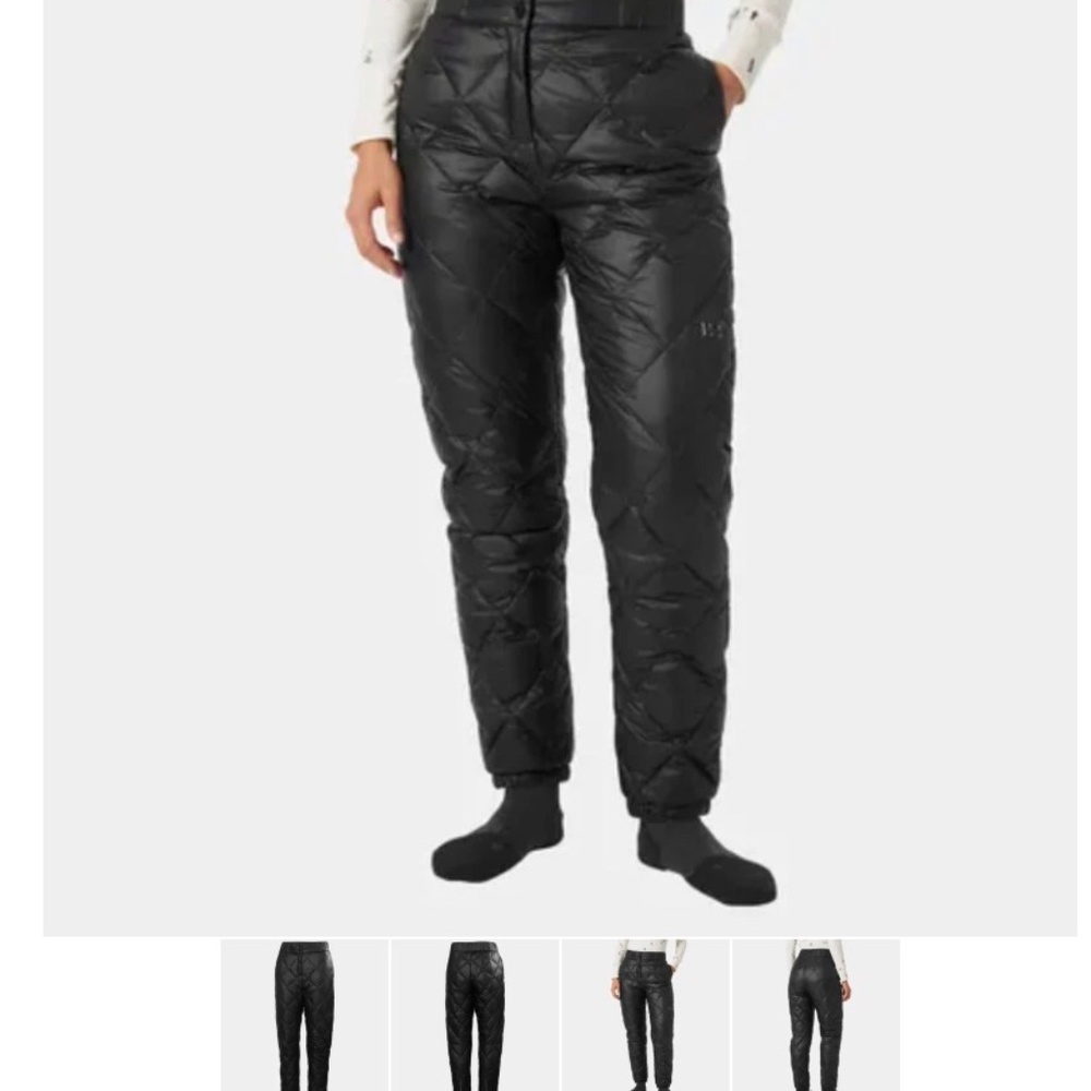 Helly Hansen down quilted puffy pants NWT size small regular fit womens